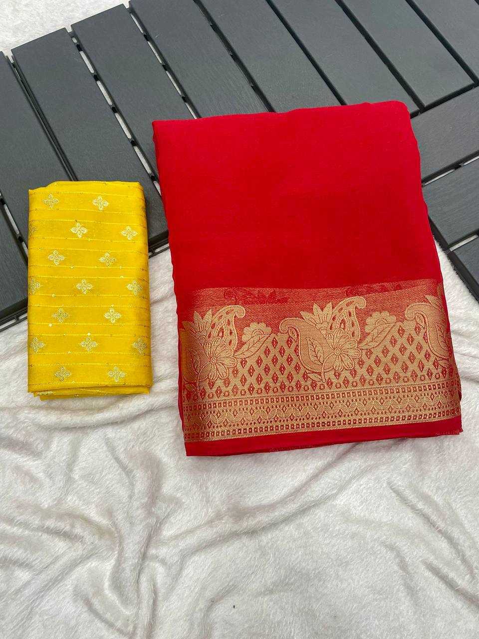 Ynf Chiffon RIN124 RIE09 Sarees Wedding Collections Festive Collections Wholesale Sequence Sarees Chiffon Sarees Jacquard Saree Manufacturer