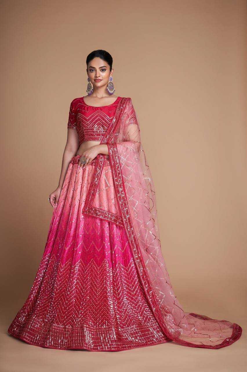 Ynf Chinon KESH295 266 Lehengas Wholesale Wedding Lehenga Embroidered Lehenga Sequins Lehenga Manufacturer