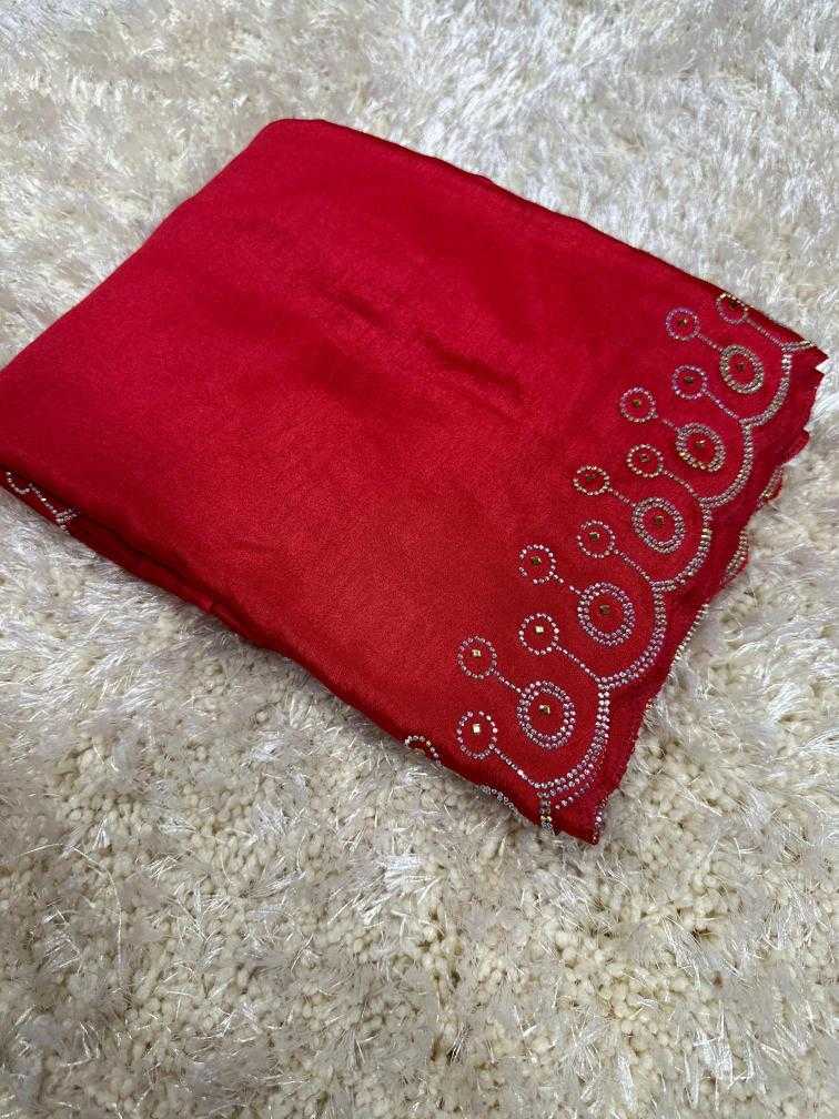 Ynf Chinon Silk RIN104 APE138 Silk Sarees Durga Pooja Sarees Wedding Collections Wholesale Designer Silk Sarees Fancy Silk Sarees Silk Sarees With Stone Work Manufacturer