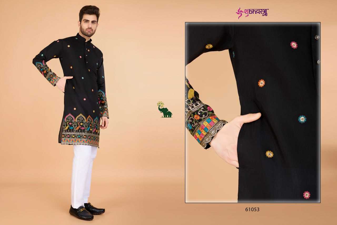 Ynf Cotton KESH417 SANSKRUTI STYLES Mens Wear Diwali Collections Festive Collections Wholesale Mens Kurtas Casual Wear Men Cotton Kurta Manufacturer