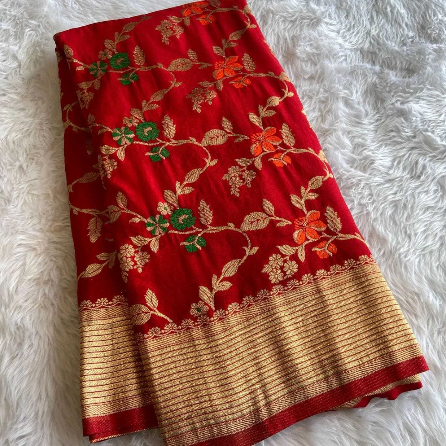 Ynf Crepe Silk RIN101 ANT57 Silk Sarees Wedding Collections Festive Collections Wholesale Khadi Silk Sarees Fancy Silk Sarees Zari Border Silk Sarees Manufacturer