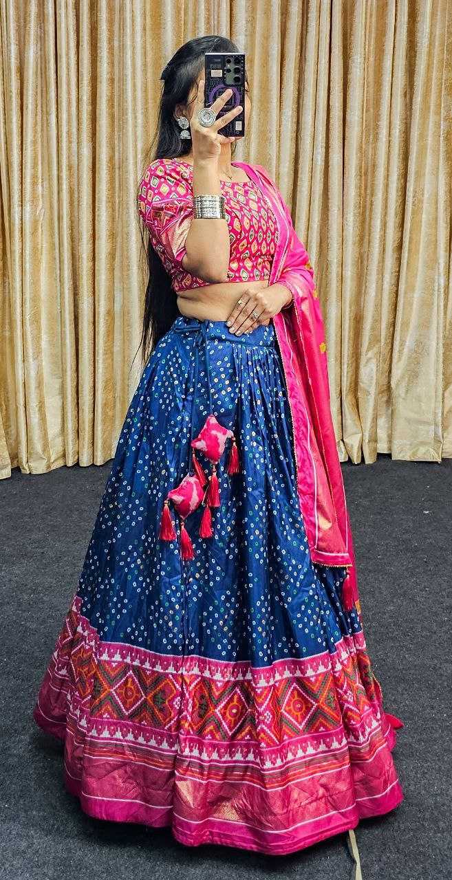 Ynf Dola Silk KESH243 Janvi Lehengas Wholesale Silk Lehenga Printed Lehenga Chaniya Choli Manufacturer