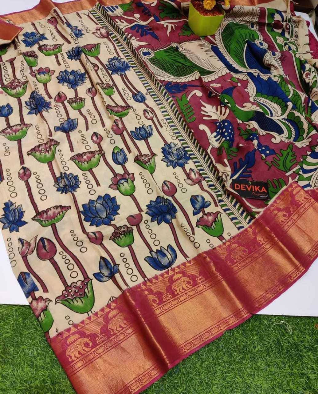 Ynf Dola Silk KESH418 MKD48 Sarees Silk Sarees Festive Collections Wholesale Dola Silk Sarees Kalamkari Sarees Lightweight Silk Sarees Manufacturer