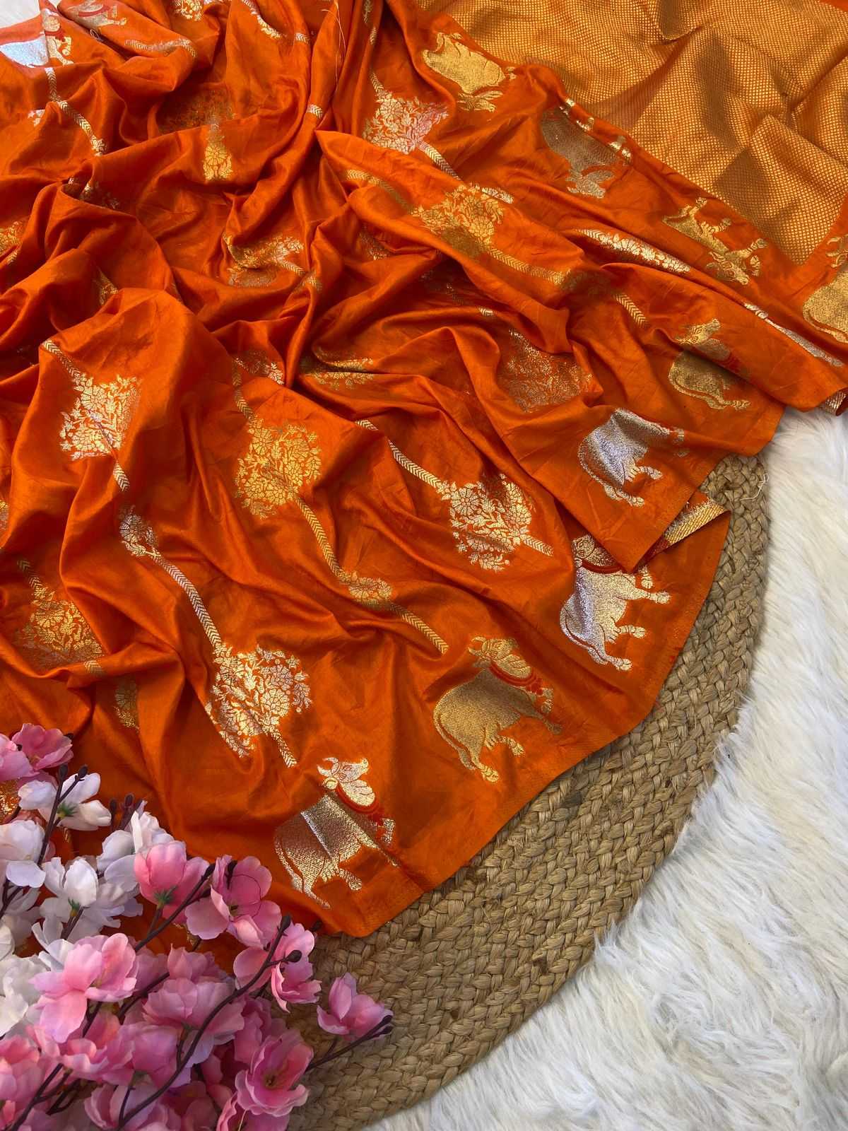 Ynf Fancy RIN101 ANT64 Sarees Karwa Chauth Sarees Festive Collections Wholesale Butta Sarees Zari Border Sarees Festive Sarees Manufacturer