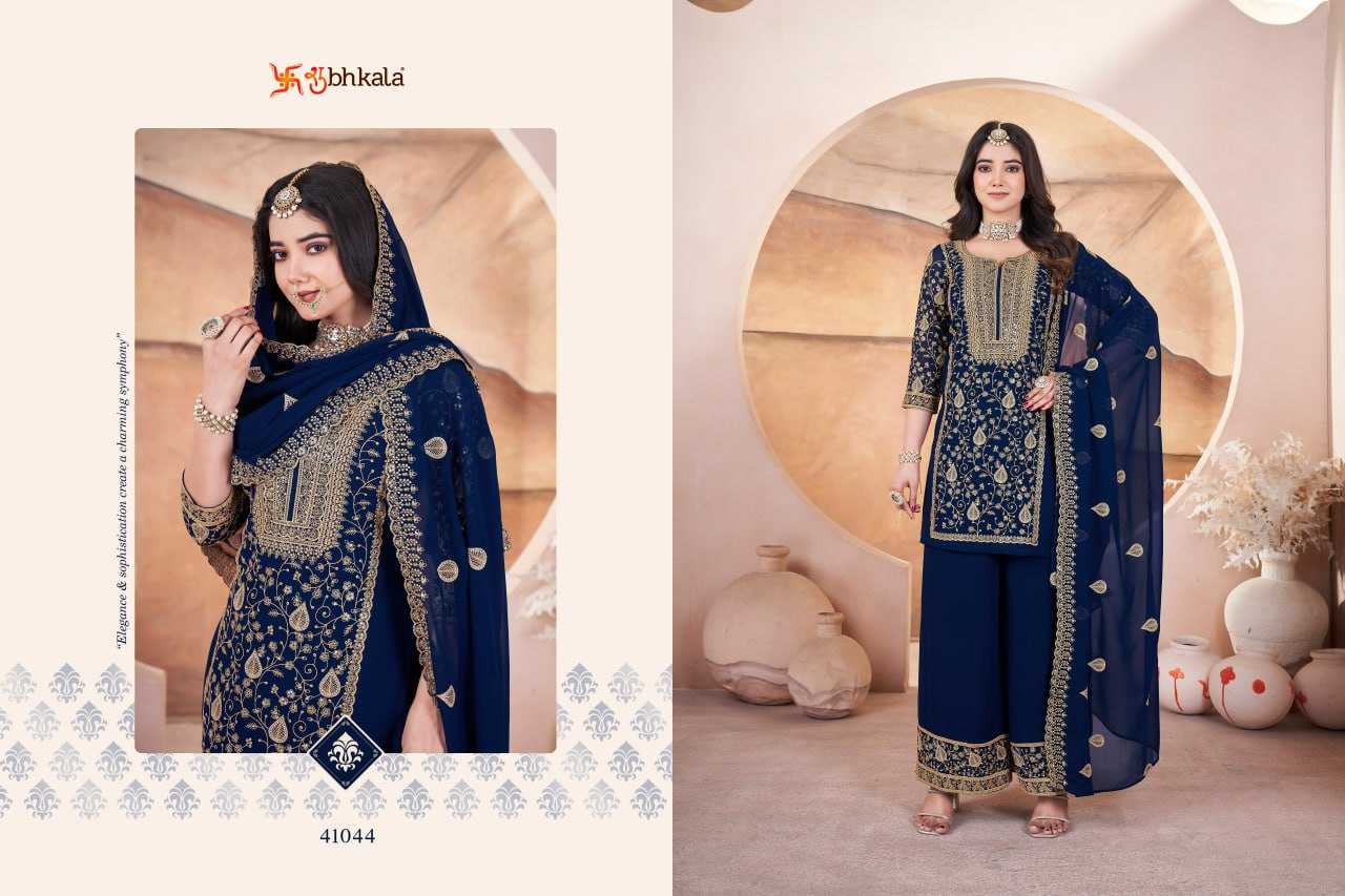 Ynf Faux Georgette KESH417 GULZAAR Suits & Dresses Wedding Collections Festive Collections Wholesale Sharara Salwar Suits Party Wear Dresses Wedding Outfits Manufacturer