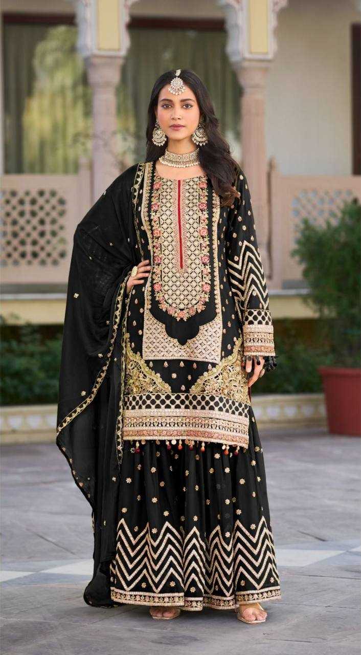 Ynf Georgette KESH399 3144 Suits & Dresses Islamic Clothing Festive Collections Wholesale Embroidery Suits Party wear suits Eid Collections Manufacturer