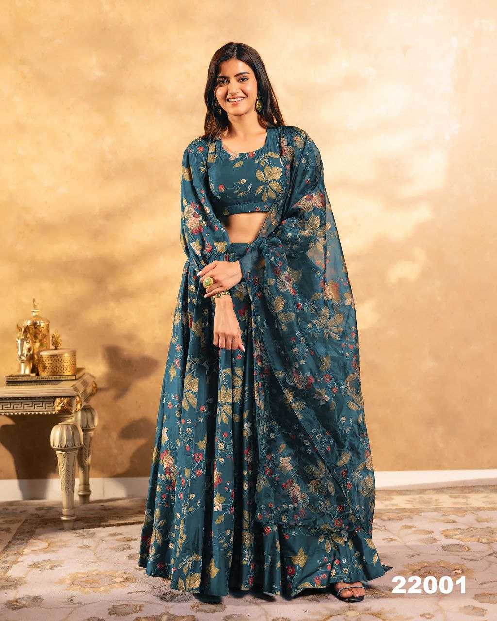 Ynf Heavy Chinnon Silk RIN131 22001 Lehengas Wedding Collections Festive Collections Wholesale Silk Lehenga Designer Lehenga Choli Lehenga With Dupatta Manufacturer