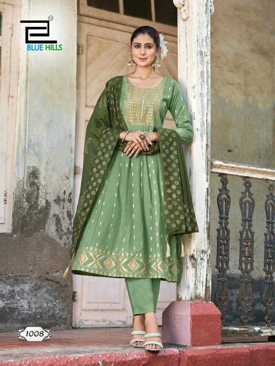 Ynf Heavy Rayon RIN125 Festival Special Suits & Dresses Diwali Collections Festive Collections Wholesale Ladies Suits Embroidery Suits Zari Work Suit Manufacturer