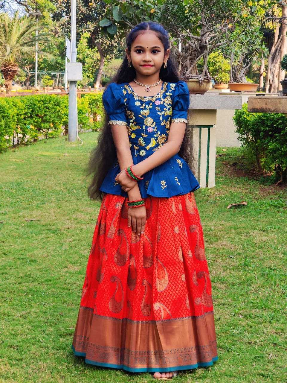 Ynf Heavy Silk RIN161 RPVR01 Kids Wear Festive Collections Wholesale Kids Lehenga Kids Lehenga Choli Baby Girl Lehenga Manufacturer