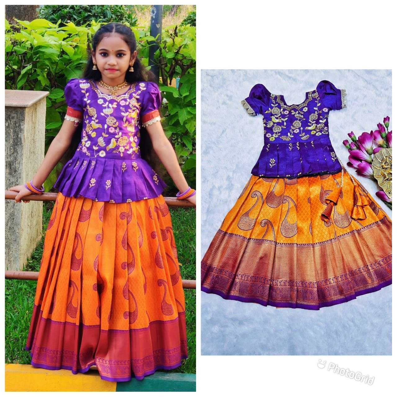 Ynf Heavy Silk RIN161 RPVR01 Kids Wear Festive Collections Wholesale Kids Lehenga Kids Lehenga Choli Baby Girl Lehenga Manufacturer