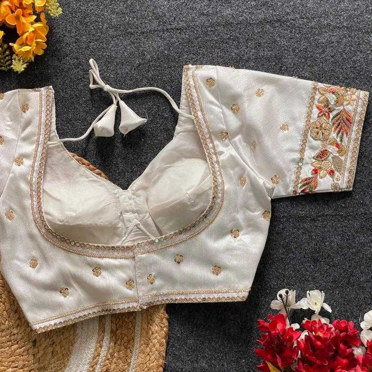 Ynf Italian Silk RIN117 221 Readymade Blouses Rakhi Collections Wedding Collections Wholesale Sequence Embroidery Blouse Designer Blouse Silk Blouse Manufacturer