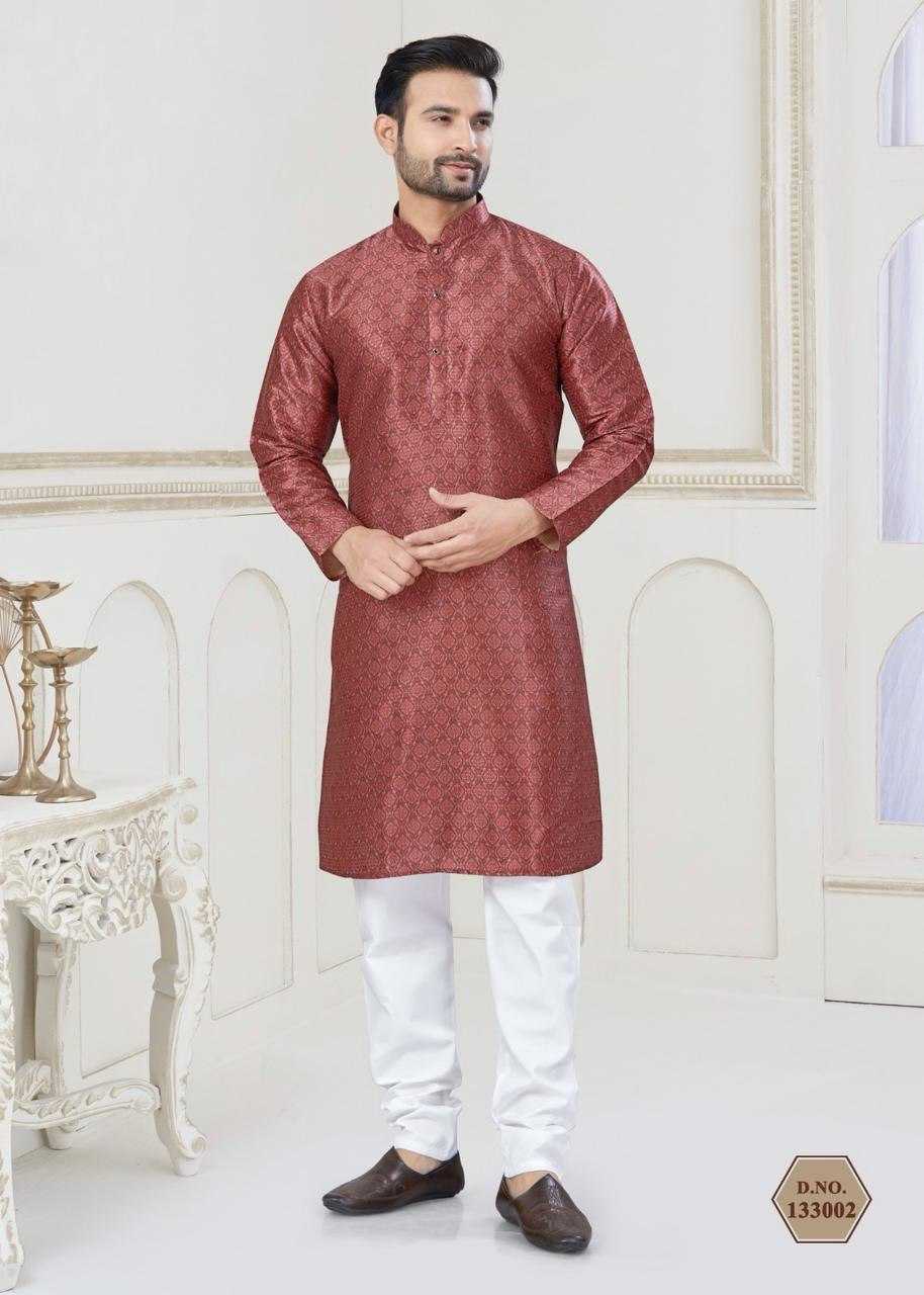 Ynf Jacquard KESH358 Venmer Vol 133 Mens Wear Diwali Collections Festive Collections Wholesale Mens Kurtas Men Kurta Pajama Silk Kurta Manufacturer