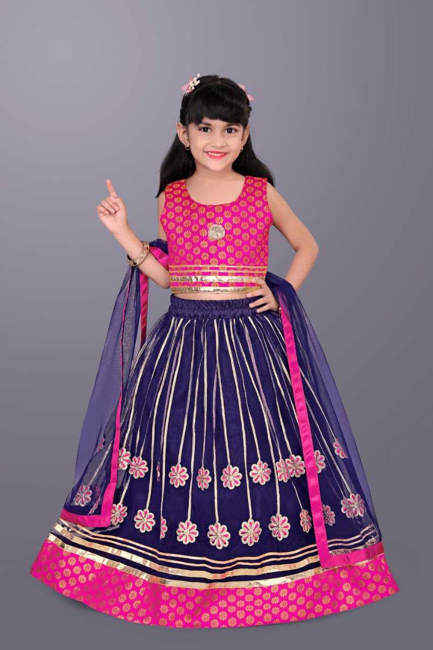 Ynf Jacquard KESH461 72 Kids Wear Wedding Collections Festive Collections Wholesale Kids Ghagra Choli Kids Lehenga Choli Kids Wedding Outfits Manufacturer