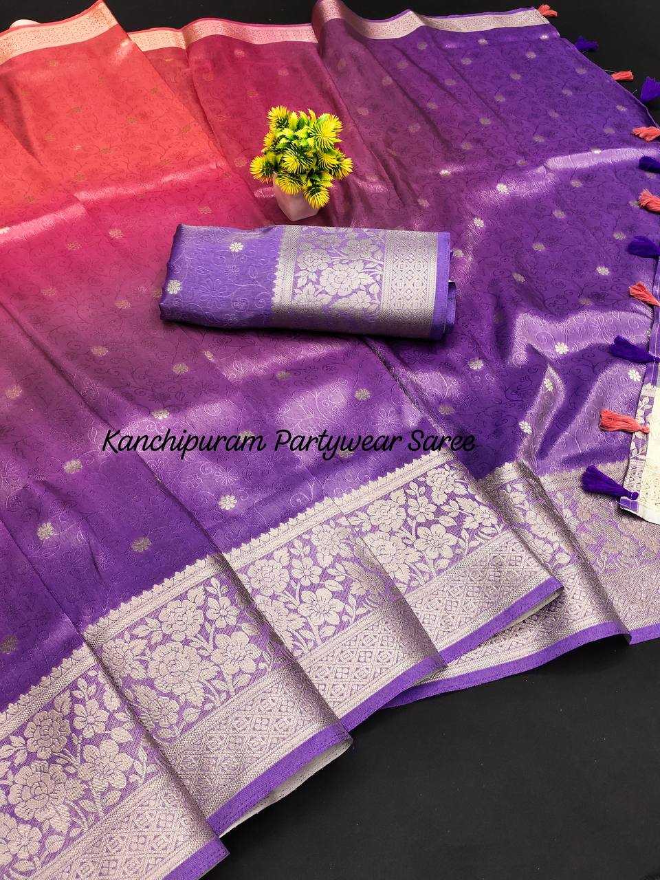 Ynf Kanjivaram Silk RIN124 Celebration Silk Sarees Wedding Collections Festive Collections Wholesale Pure Silk Sarees Zari Border Silk Sarees Kanchipuram Silk Sarees Manufacturer