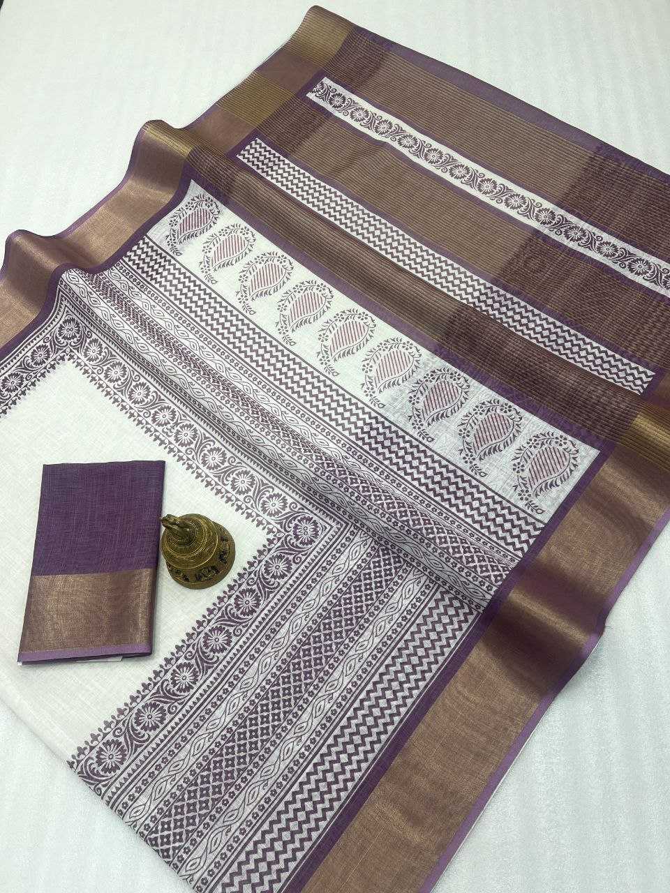 Ynf Linen KESH223 533 Sarees Wholesale Fancy Sarees Printed Sarees Linen Sarees Manufacturer