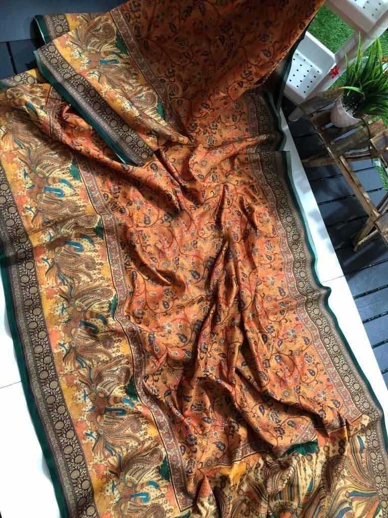 Ynf Linen RIN101 ANT35 Sarees Durga Pooja Sarees Wedding Collections Wholesale Printed Sarees Kalamkari Sarees Linen Sarees Manufacturer