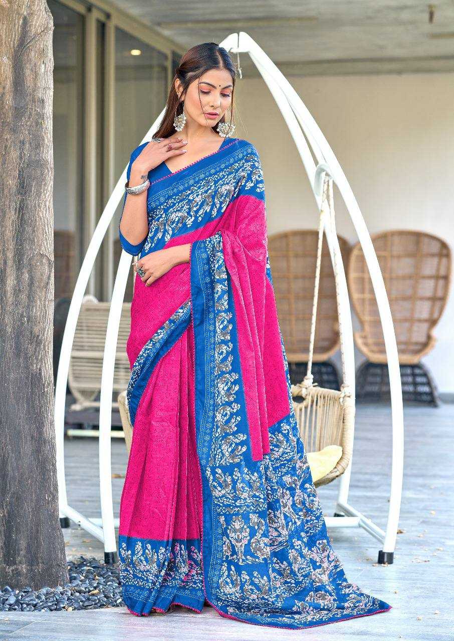 Ynf Pure Cotton KESH244 BATIK QUEEN Sarees Wedding Collections Festive Collections Wholesale Party Wear Sarees Fancy Sarees Cotton Sarees Manufacturer