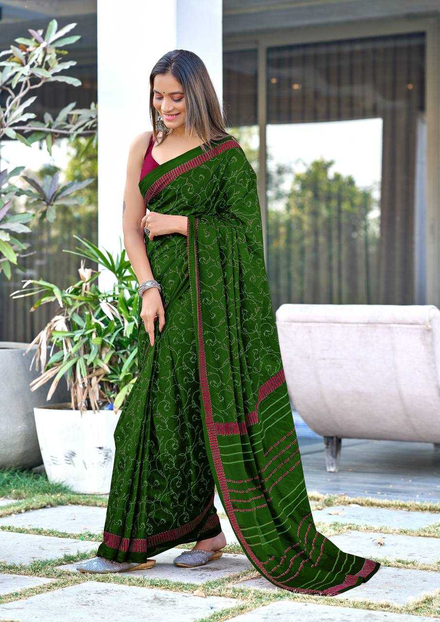 Ynf Pure Cotton KESH244 KASTURI Sarees Wedding Collections Festive Collections Wholesale Fancy Sarees Ajrakh Sarees Cotton Sarees Manufacturer