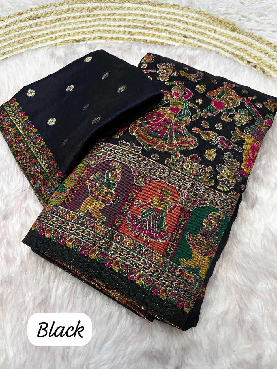 Ynf Pure Pashmina RIN143 497 Sarees Wedding Collections Festive Collections Wholesale Kashmiri Sarees Zari Sarees Sarees With Blouse Manufacturer