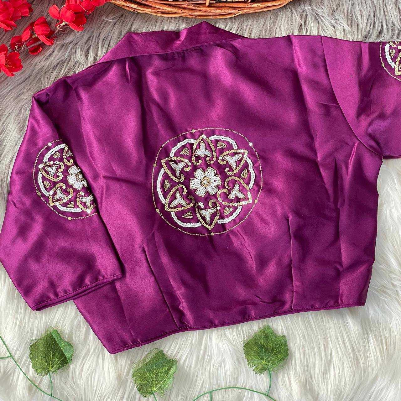 Ynf Pure Silk KESH116 WMF05 Readymade Blouses Wholesale Blouse Designer Blouse Silk Blouse Manufacturer