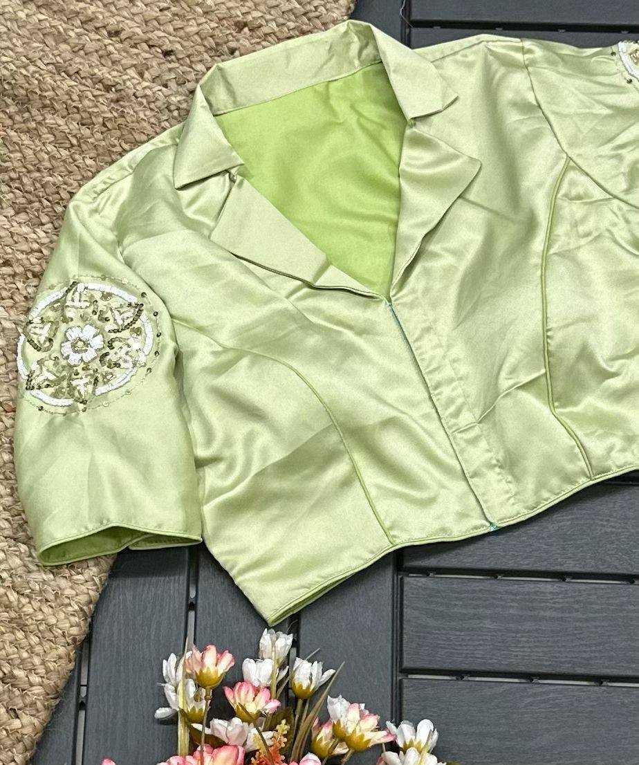 Ynf Pure Silk KESH116 WMF05 Readymade Blouses Wholesale Blouse Designer Blouse Silk Blouse Manufacturer