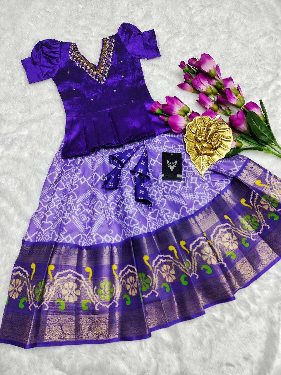 Ynf Pure Silk RIN161 RPVR17 Kids Wear Wholesale Kids Lehenga Kids Lehenga Choli Baby Girl Lehenga Manufacturer