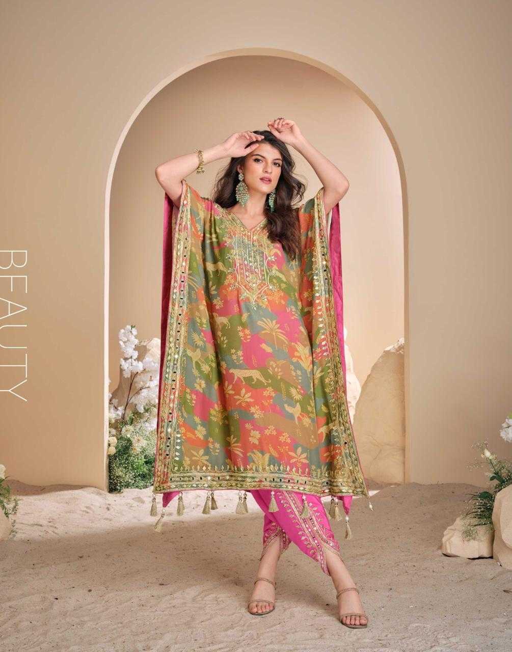 Ynf Pure Viscos RIN111 JHOOMAR Suits & Dresses Wholesale Handloom Suits Silk Dresses Kaftan Dresses Manufacturer