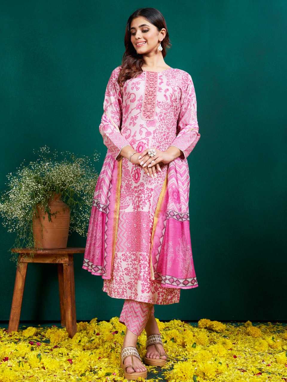 Ynf Rayon KESH288 1194 Suits & Dresses Wholesale Embroidery Suits Designer Suits Casual Dresses Manufacturer