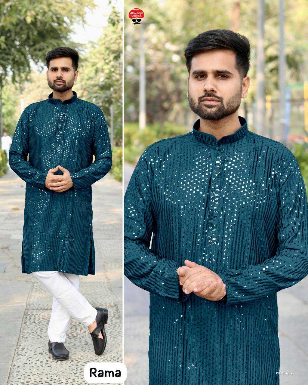 Ynf Rayon RIN125 Riwaaz 4.0 Mens Wear Diwali Collections Festive Collections Wholesale Mens Kurta Pyjama Men Wedding kurta Embroidered Kurta Pajama Manufacturer