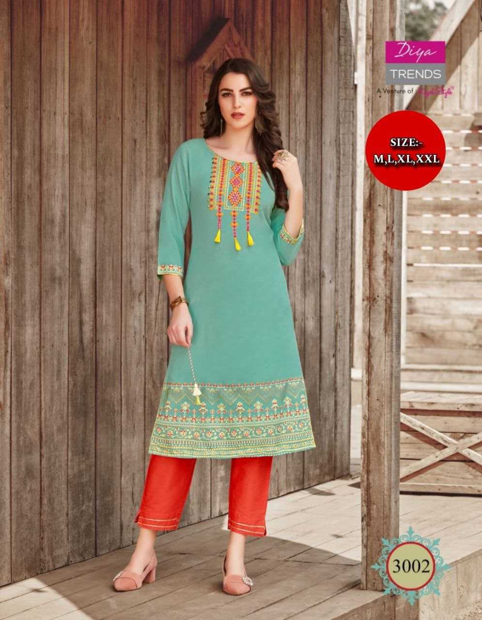 Ynf Reyon Cotton KESH354 GMR14 Kurti Wholesale Casual Kurtis Workwear Kurtis Embroidered Kurtis Manufacturer