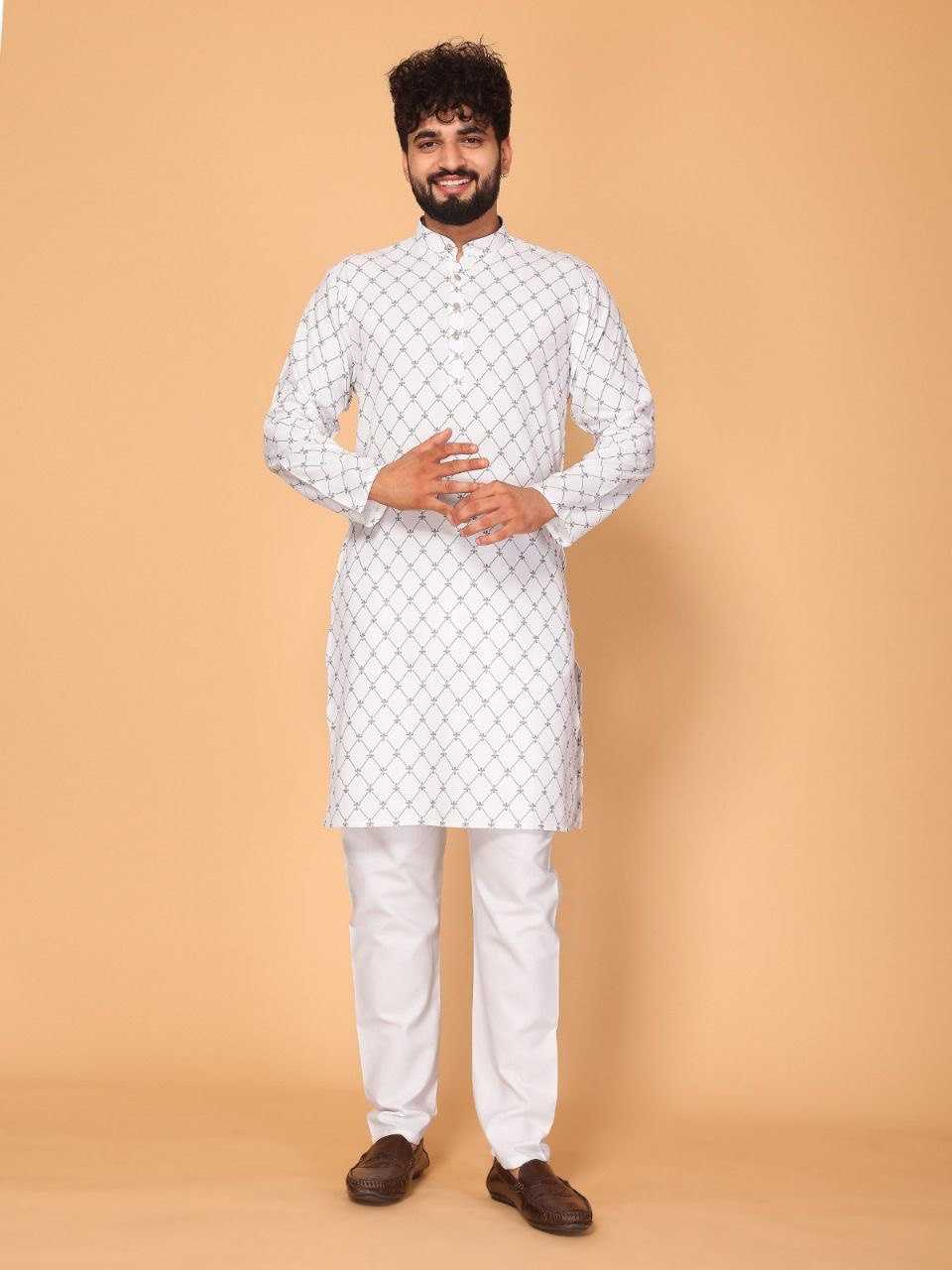 Ynf Reyon Cotton KESH358 SHE09 Mens Wear Diwali Collections Festive Collections Wholesale Mens Kurta Pyjama Men Cotton Kurta Men Kurta Pajama Manufacturer