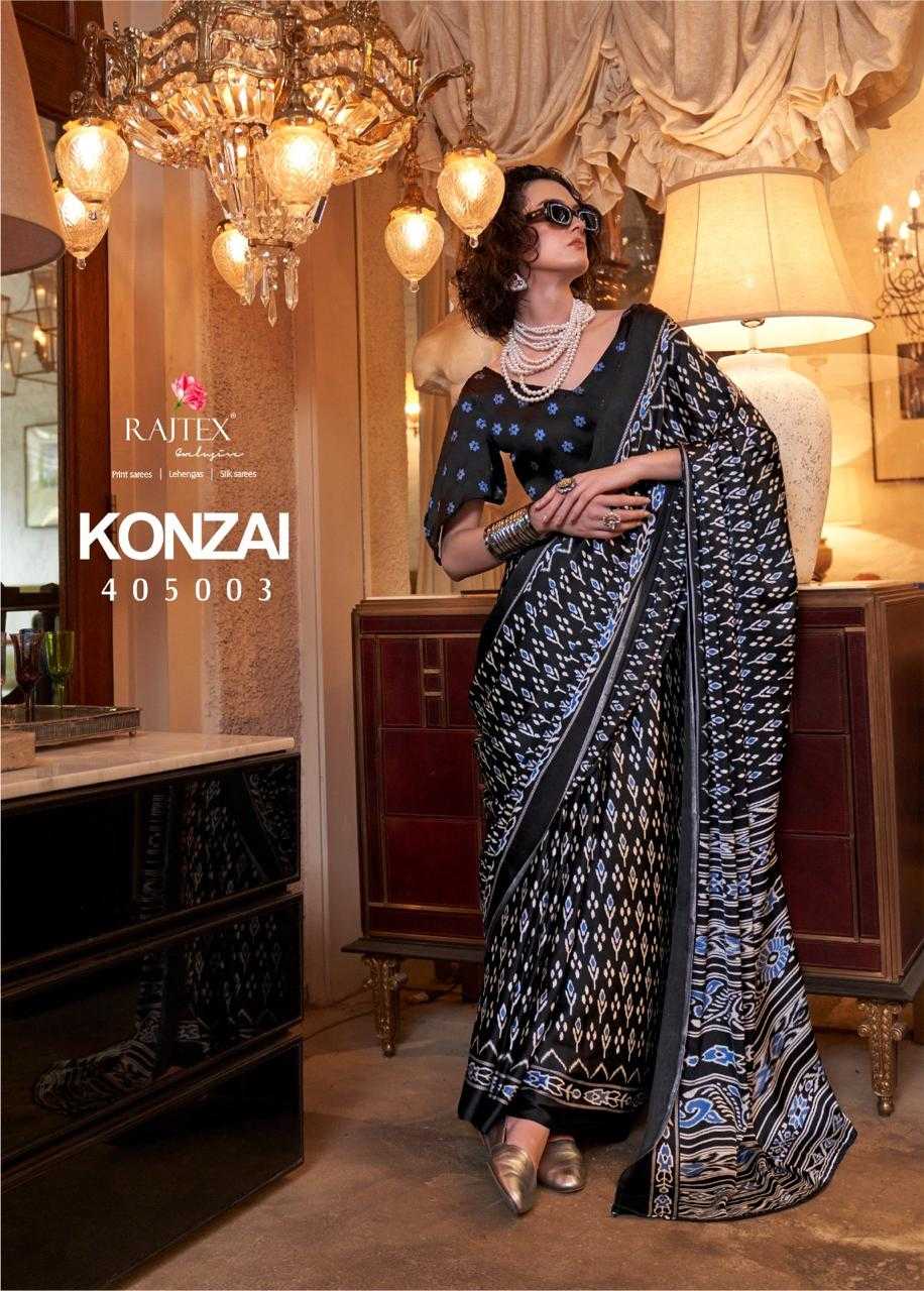 Ynf Satin KESH113 Konzai Sarees Wholesale Printed Sarees Crape Satin Sarees Satin Sarees Manufacturer