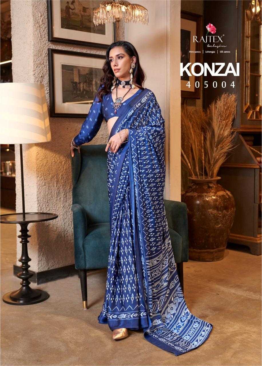 Ynf Satin KESH113 Konzai Sarees Wholesale Printed Sarees Crape Satin Sarees Satin Sarees Manufacturer