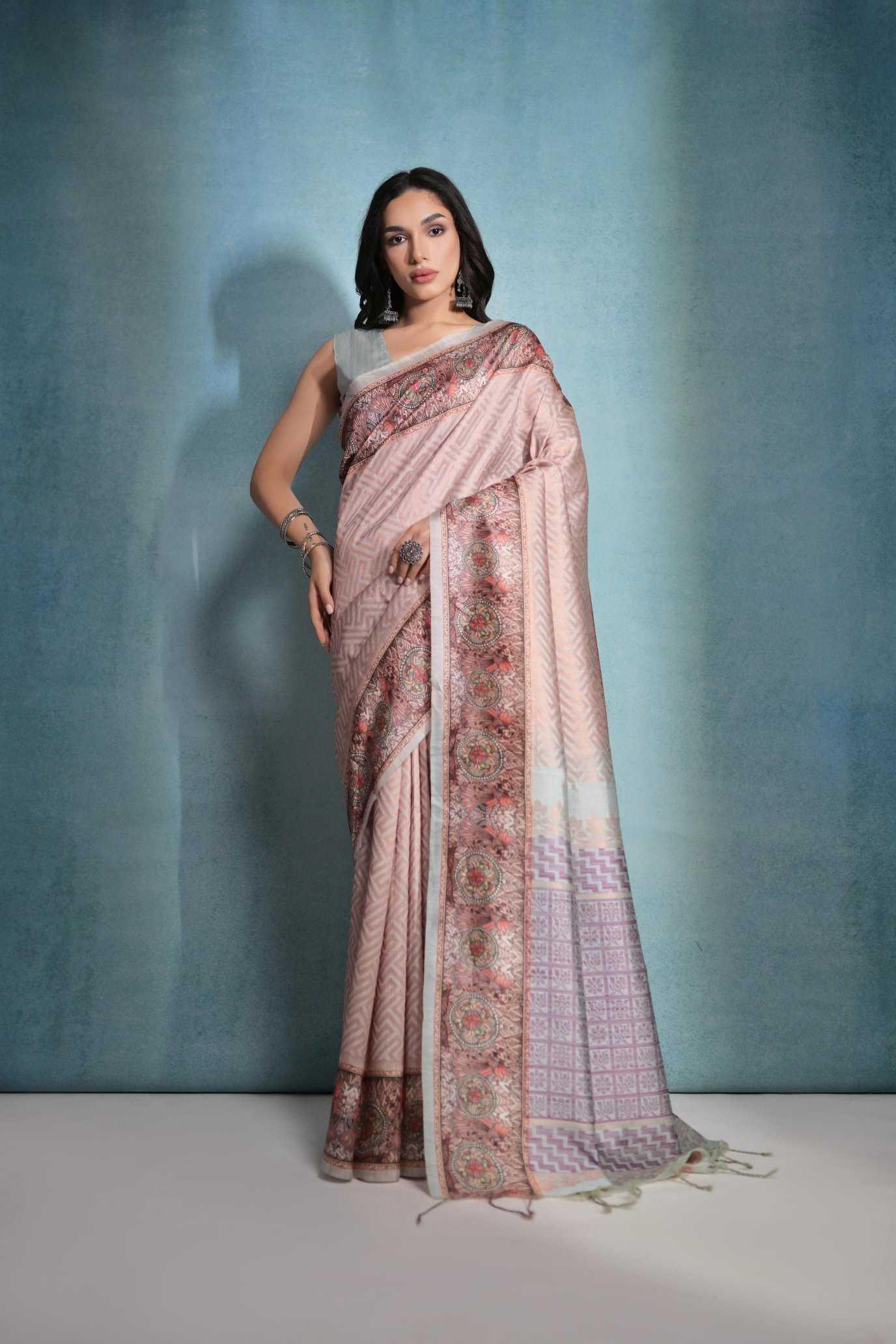 Ynf Silk Cotton KESH165 JAKI Silk Sarees Wholesale Designer Silk Sarees Cotton Silk Sarees Kalamkari Silk Sarees Manufacturer