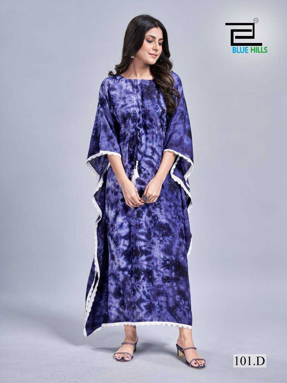 Ynf Slub Reyon RIN125 Kaftan dress vol 1 Suits & Dresses Western Wears Festive Collections Wholesale Casual Dresses Printed Dresses Kaftan Dresses Manufacturer