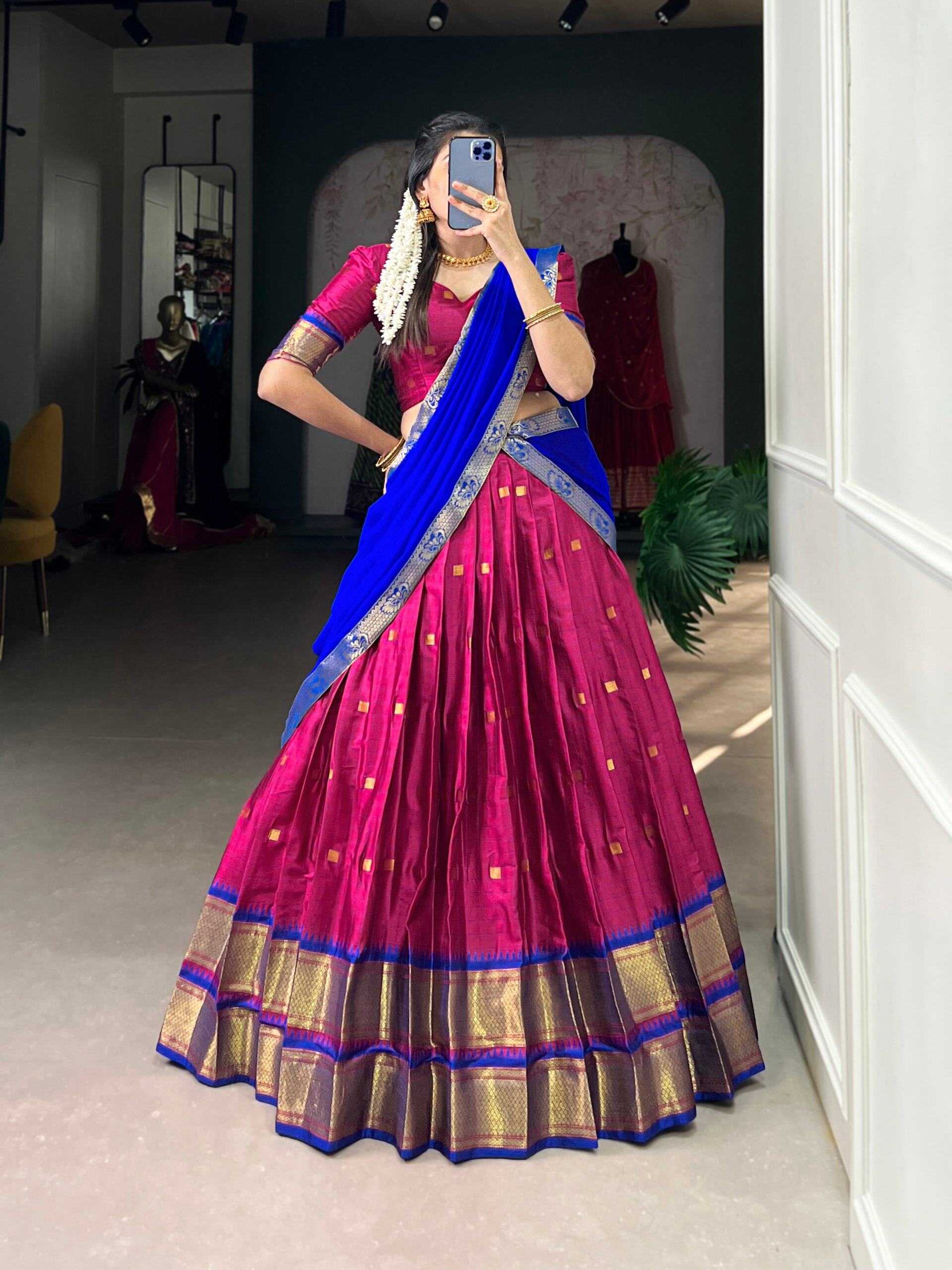 Ynf Soft Cotton Silk KESH134 AKSHARA Lehengas Diwali Collections Festive Collections Wholesale Silk Lehenga Lehenga With Dupatta Lehenga With Blouse Manufacturer