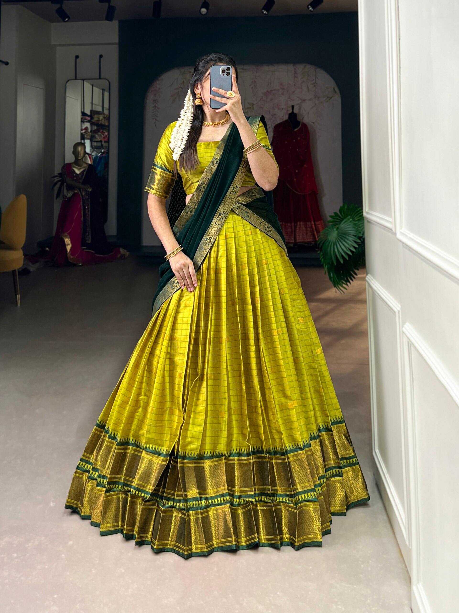 Ynf Soft Cotton Silk KESH134 AKSHARA Lehengas Diwali Collections Festive Collections Wholesale Silk Lehenga Lehenga With Dupatta Lehenga With Blouse Manufacturer