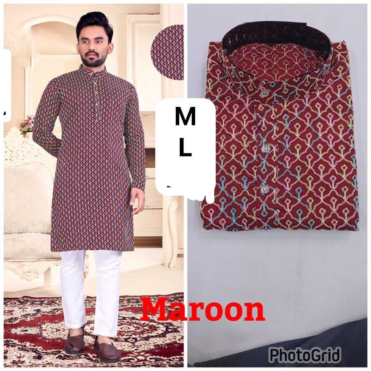 Ynf Soft Cotton Silk KESH358 SHE06 Mens Wear Wedding Collections Festive Collections Wholesale Mens Kurtas Men Cotton Kurta Silk Kurta Manufacturer