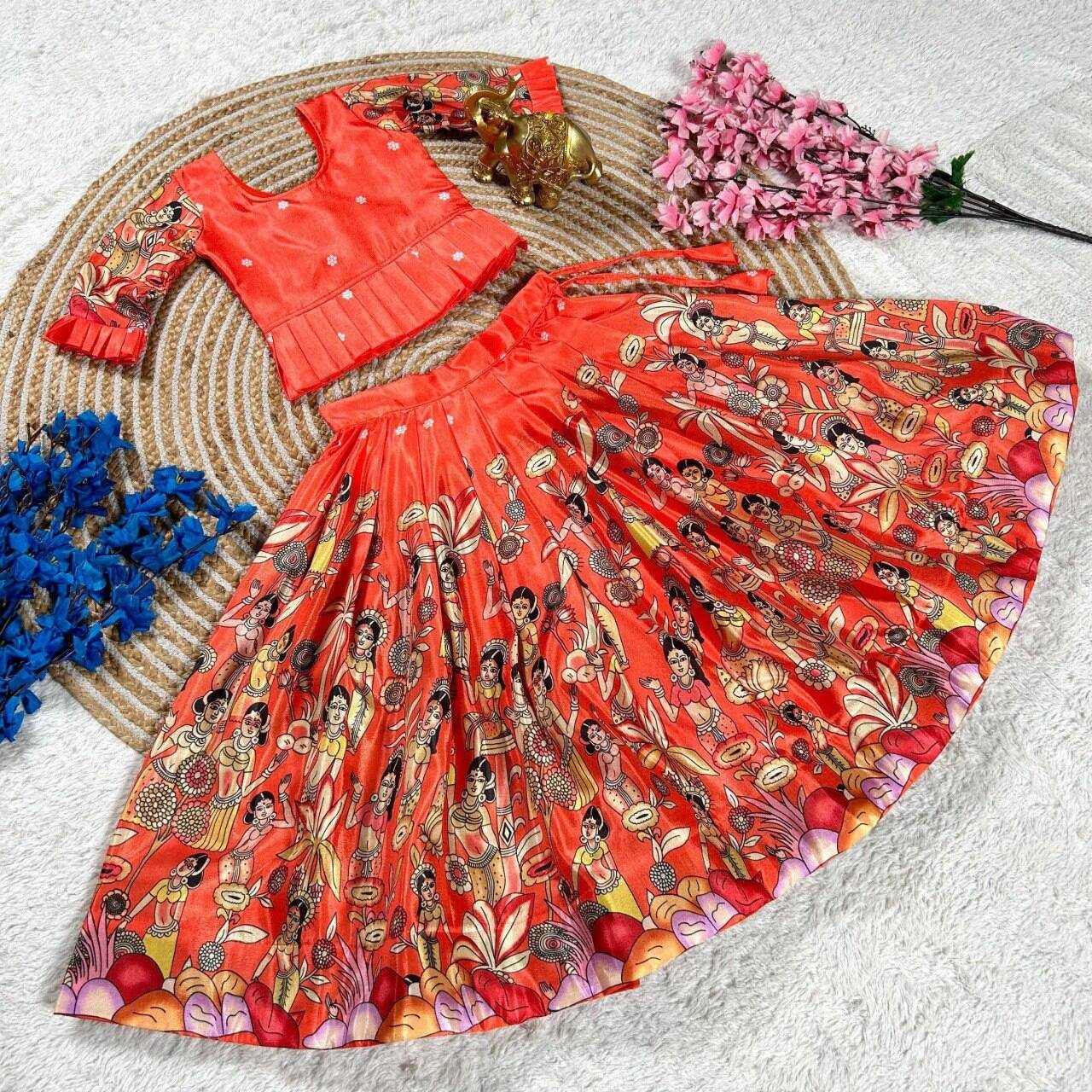 Ynf Soft Dola KESH109 RRK112 Kids Wear Wholesale Kids Lehenga Kids Lehenga Choli Kids Wedding Outfits Manufacturer