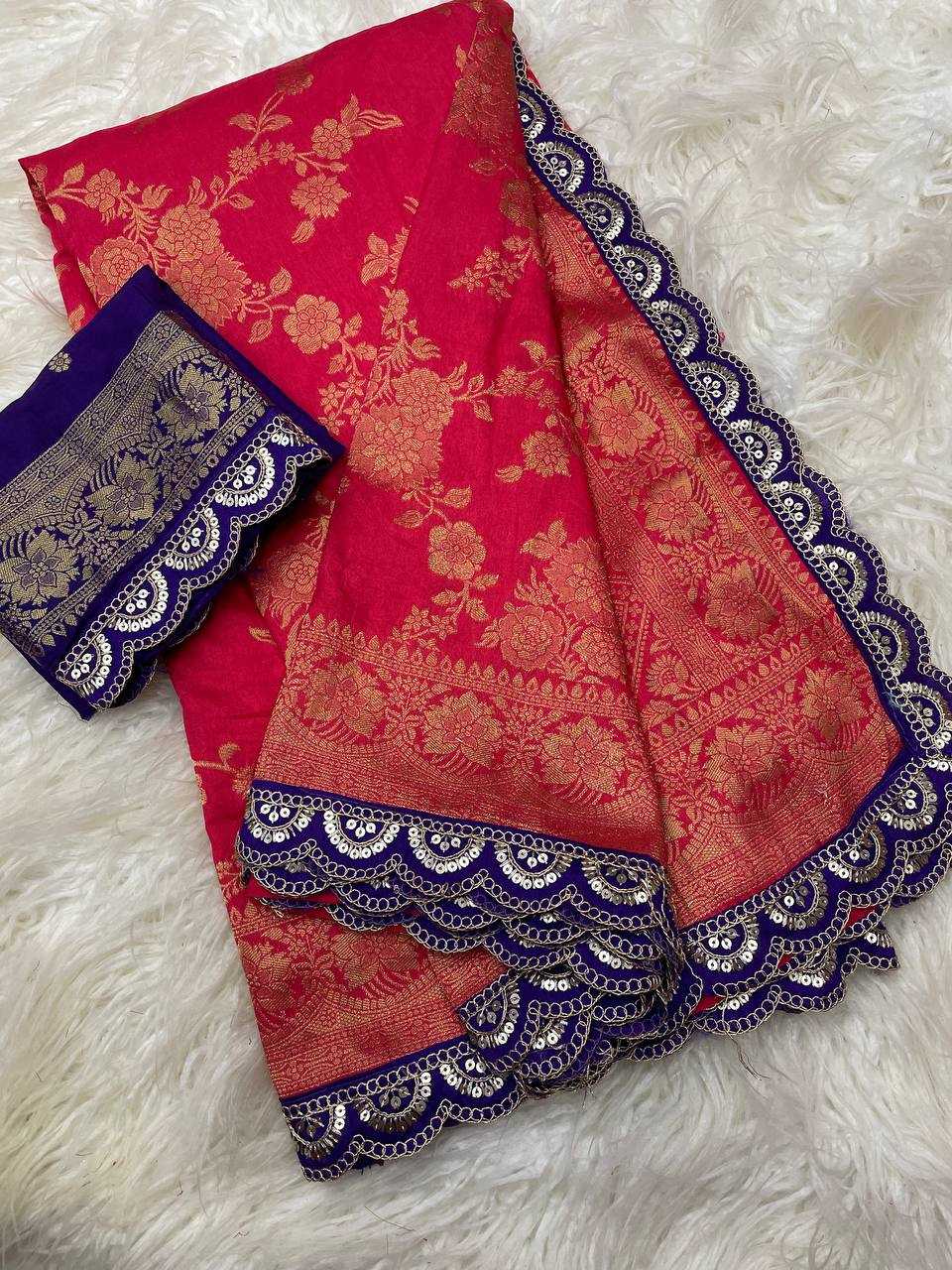 Ynf Soft Dola RIN124 RIE20 Sarees Wedding Collections Festive Collections Wholesale Printed Sarees Sequence Sarees Jacquard Saree Manufacturer