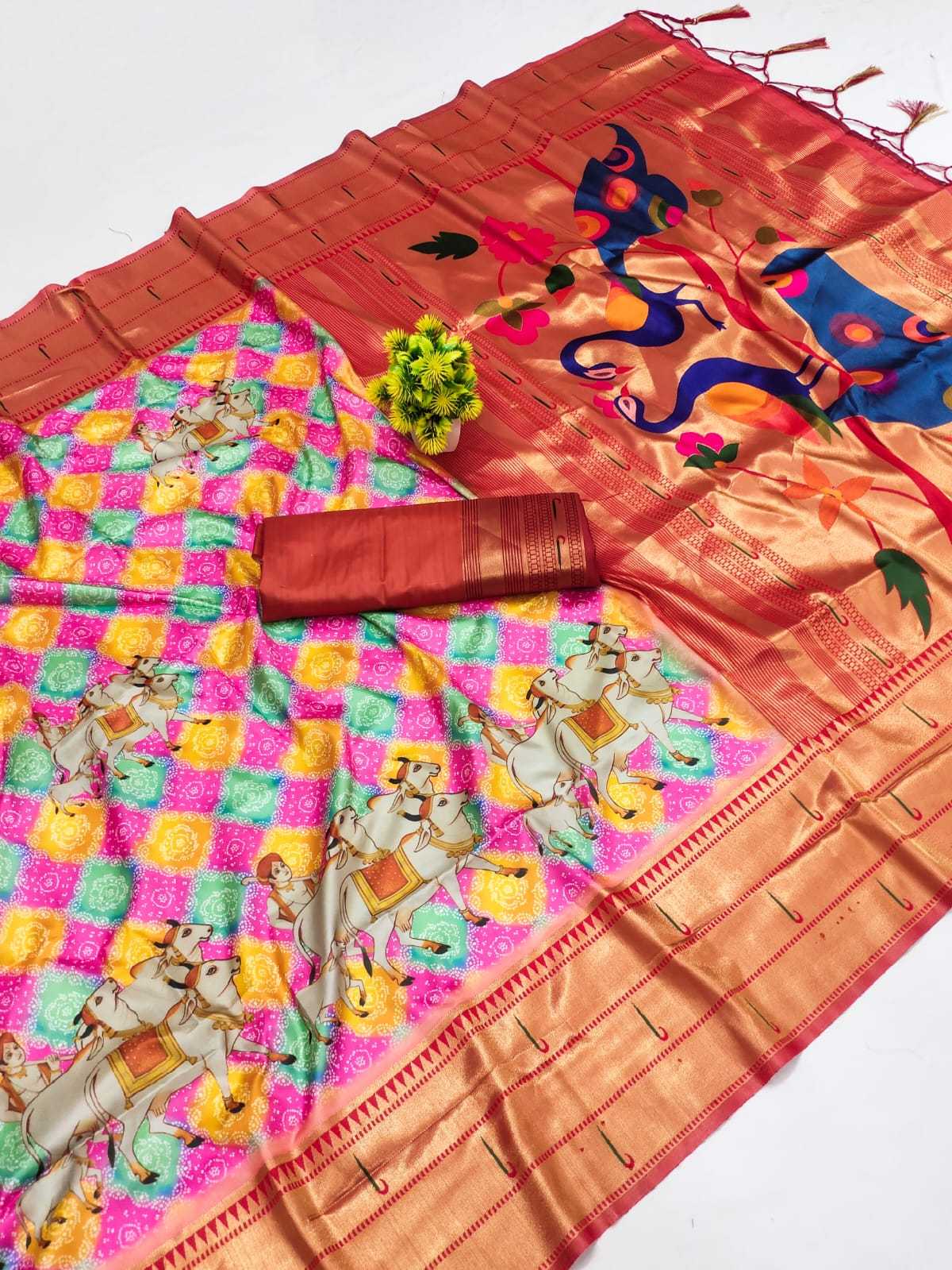 Ynf Soft Silk KESH203 MTW03 Silk Sarees Wedding Collections Festive Collections Wholesale Paithani Sarees Soft Silk Sarees Designer Silk Sarees Manufacturer