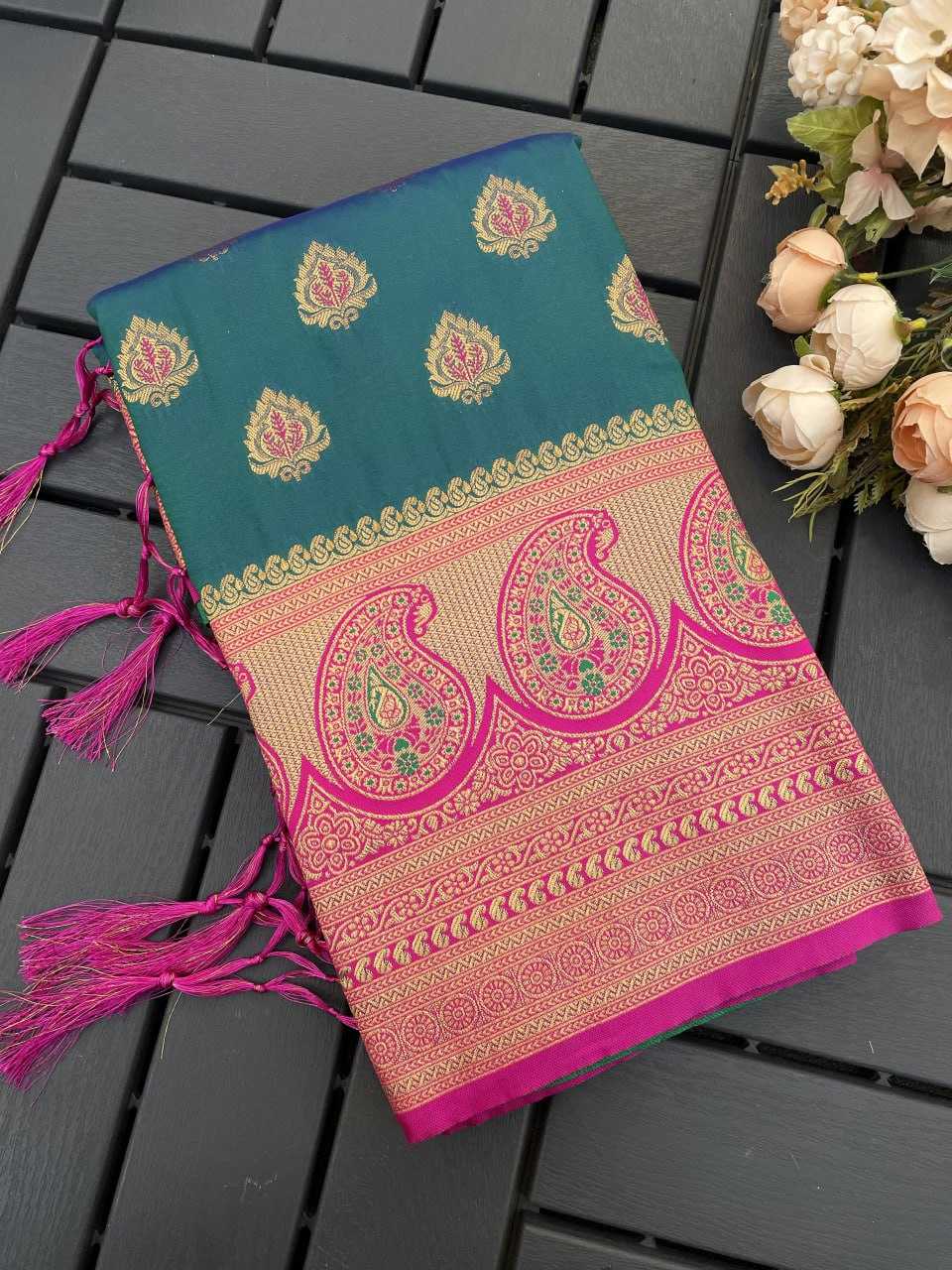 Ynf Soft Silk RIN116 REW01 Silk Sarees Wedding Collections Festive Collections Wholesale Soft Silk Sarees Designer Silk Sarees Zari Border Silk Sarees Manufacturer