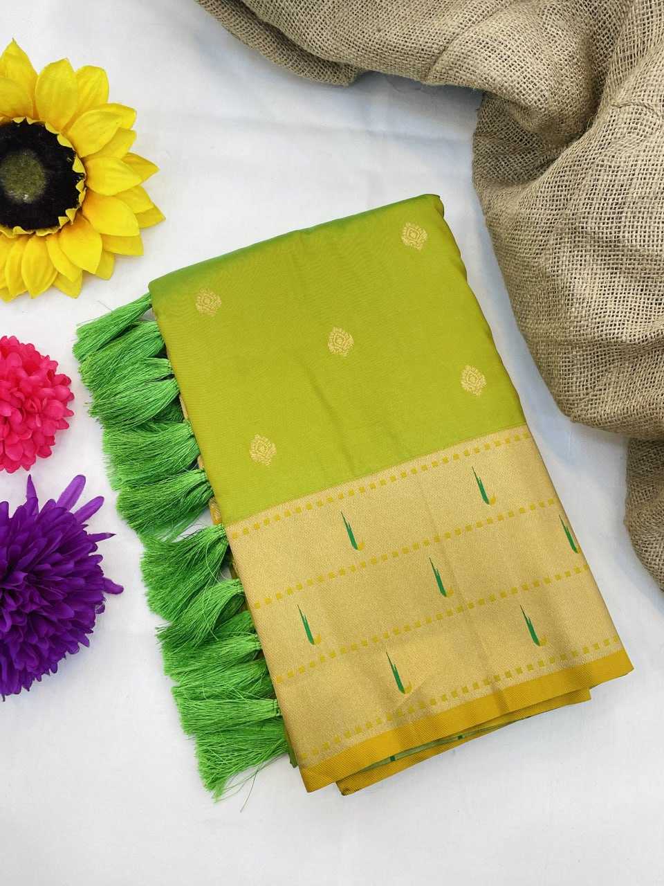 Ynf Soft Silk RIN116 REW70 Silk Sarees Wholesale Paithani Sarees Soft Silk Sarees Brocade Sarees Manufacturer