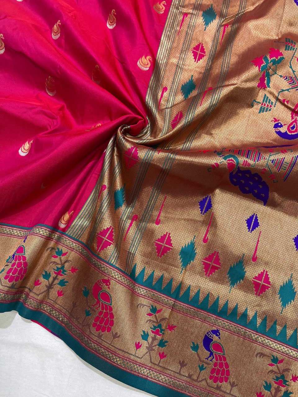 Ynf Soft Silk RIN116 REW76 Silk Sarees Wholesale Paithani Sarees Soft Silk Sarees Brocade Sarees Manufacturer