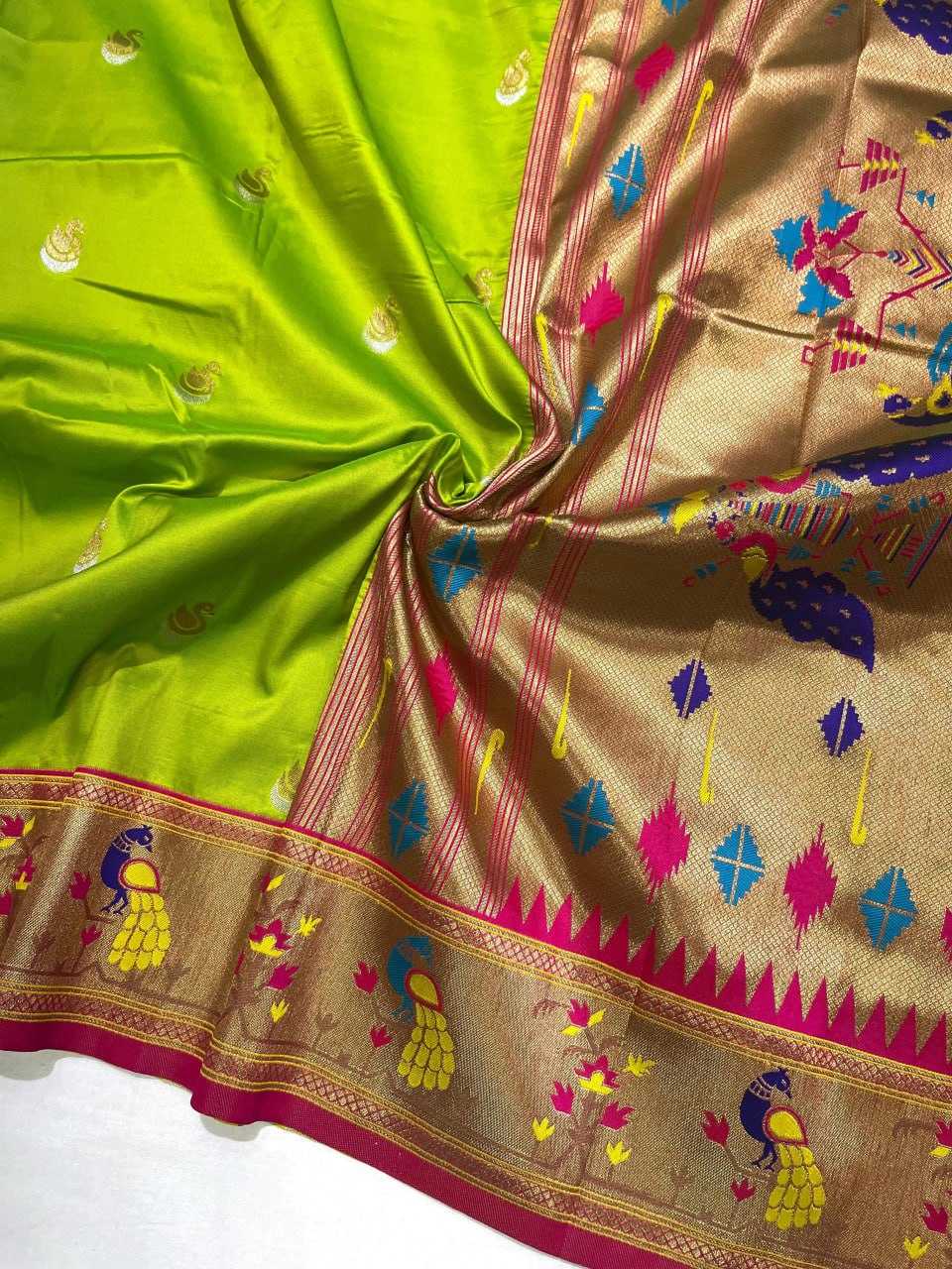 Ynf Soft Silk RIN116 REW76 Silk Sarees Wholesale Paithani Sarees Soft Silk Sarees Brocade Sarees Manufacturer