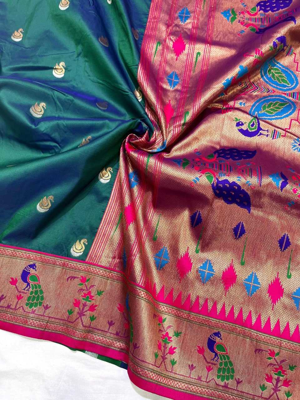 Ynf Soft Silk RIN116 REW76 Silk Sarees Wholesale Paithani Sarees Soft Silk Sarees Brocade Sarees Manufacturer