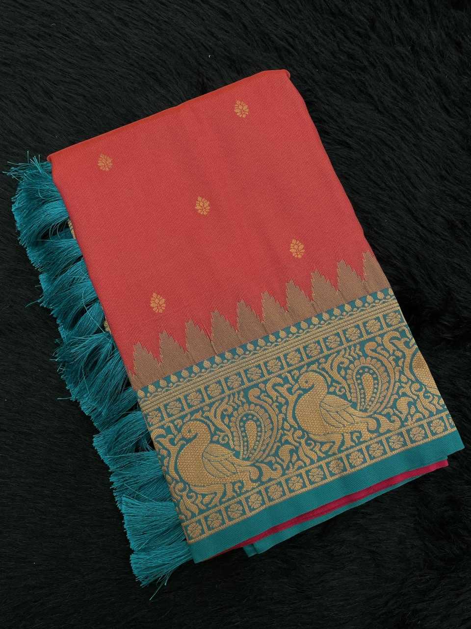 Ynf Tissue RIN116 REW37 Silk Sarees Wholesale Brocade Sarees Designer Silk Sarees Zari Border Silk Sarees Manufacturer