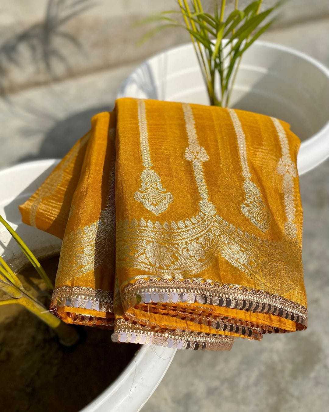 Ynf Tissue Silk KESH131 Raj Gharana Lace Sarees Wholesale Tissue Silk Saree Traditional Sarees Festive Sarees Manufacturer