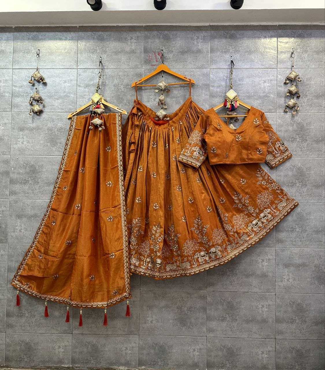 Ynf Tissue Silk KESH179 AHB06 Lehengas Wholesale Designer Lehenga Fancy Lehenga Silk Lehenga Manufacturer