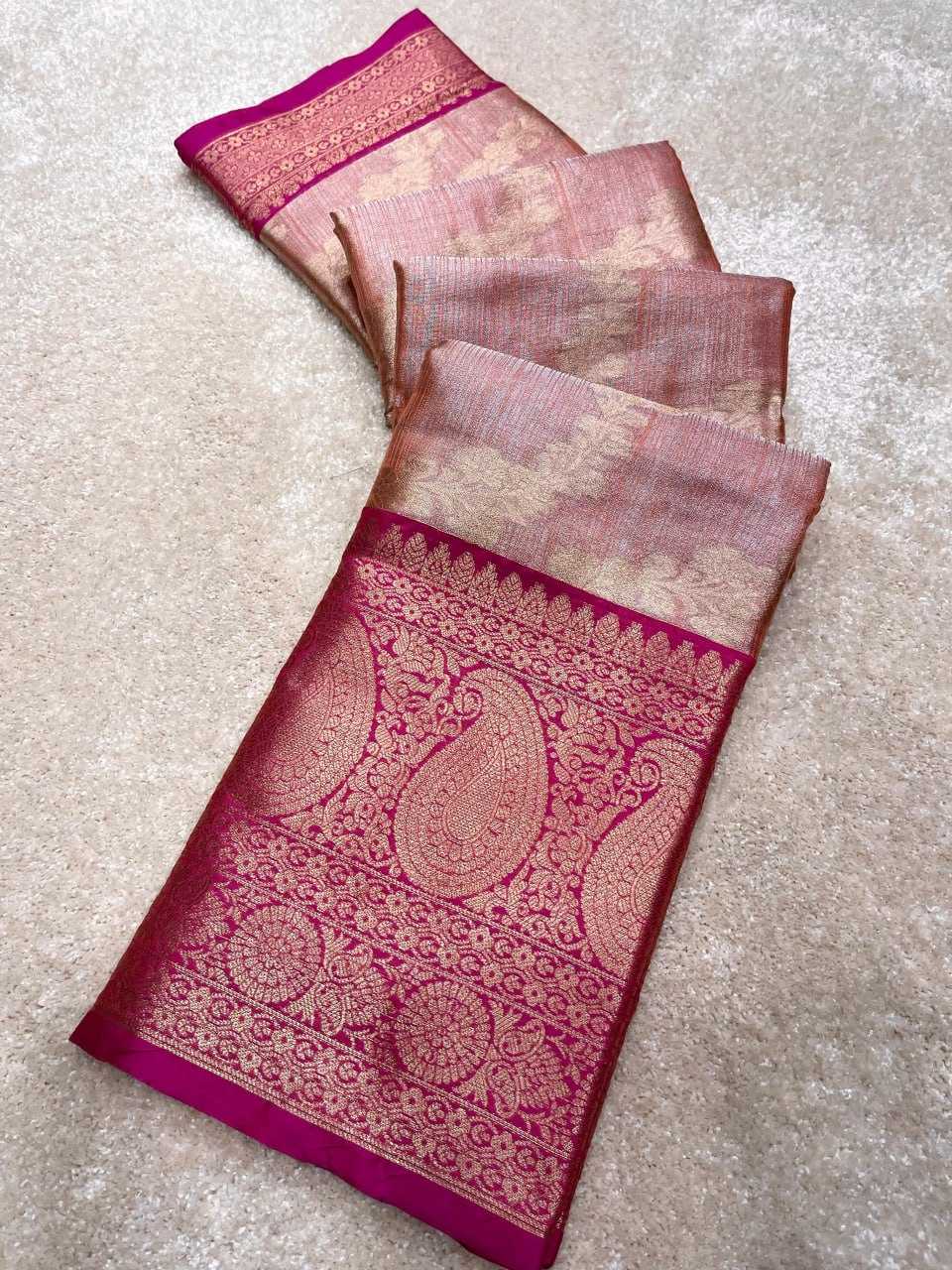 Ynf Tissue Silk RIN116 REW42 Silk Sarees Wholesale Kanjeevaram Sarees Tussar Silk Sarees Traditional Silk Sarees Manufacturer